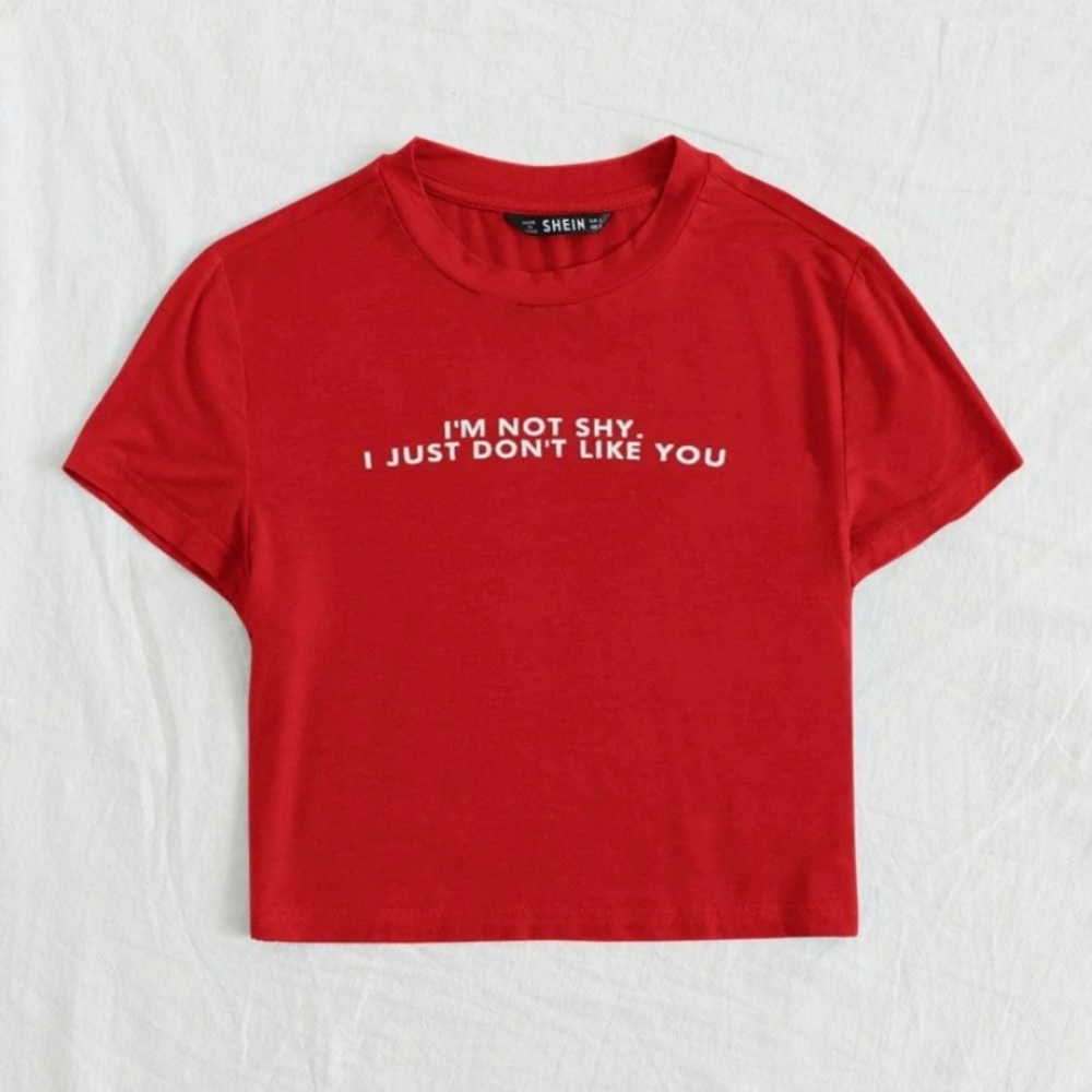 Graphic crop top